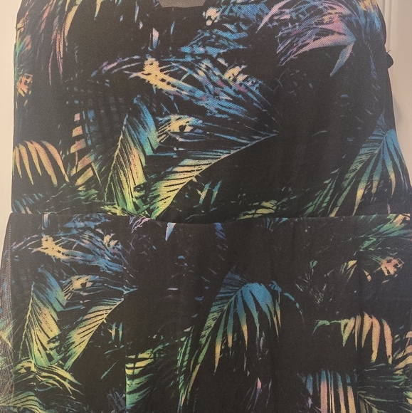 Torrid Size 2X D/DD underwire mesh overlay Swim Dress - Picture 2 of 9